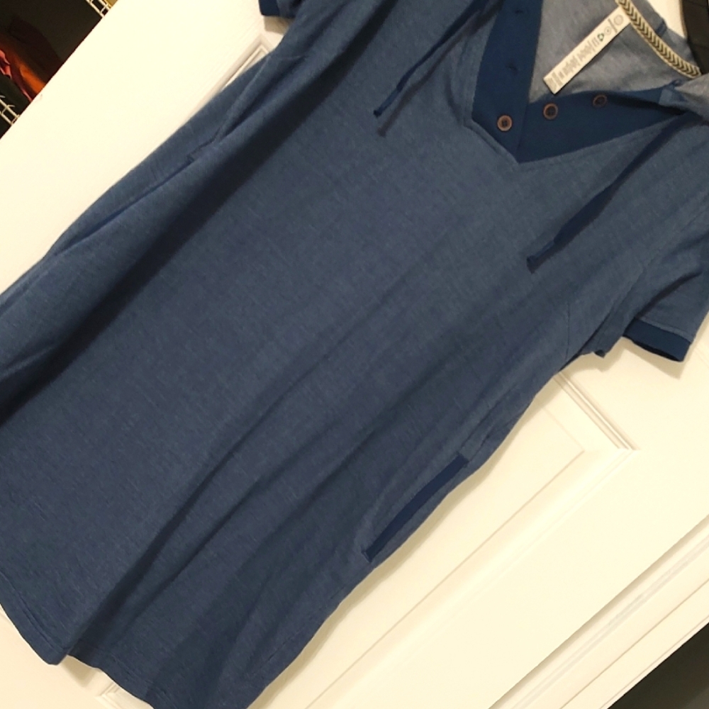 Aventura Blue Denim-Style Top